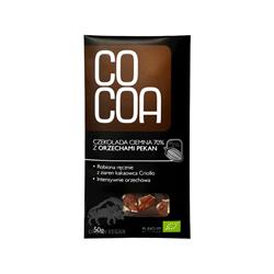 Czekolada z orzechami pekan bio 50g Cocoa