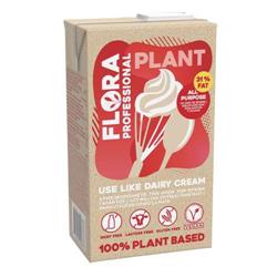 Śmietana wegańska 31% uniwersalna 1l Flora-8002