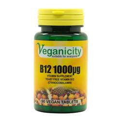 Witamina B12 1000ug 90 tab. Veganicity