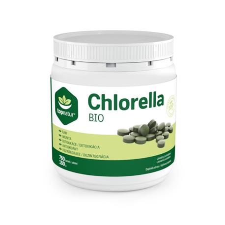 Chlorella BIO w tabletkach 750szt. Topnatur-8754