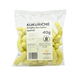 Chrupki kukurydziane ze szpinakiem 40g Natural-9413