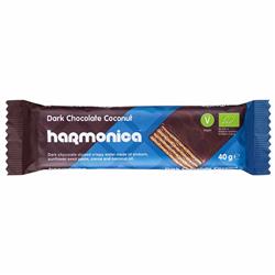 Wafelek kokosowy w czekoladzie BIO 40g Harmonia-9466