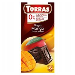 Czekolada gorzka mango bez cukru 75g TORRAS